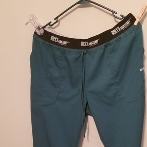 Hunter Green Greys Anatomy Scrub Pants